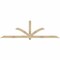 Ekena Millwork Redmond Rough Sawn Timber Gable Bracket, Douglas Fir, 108"W x 31 1/2"H x 4"D x 4"F, 7/12 Pitch GBW108X31X0404RED00RDF - alternate 1